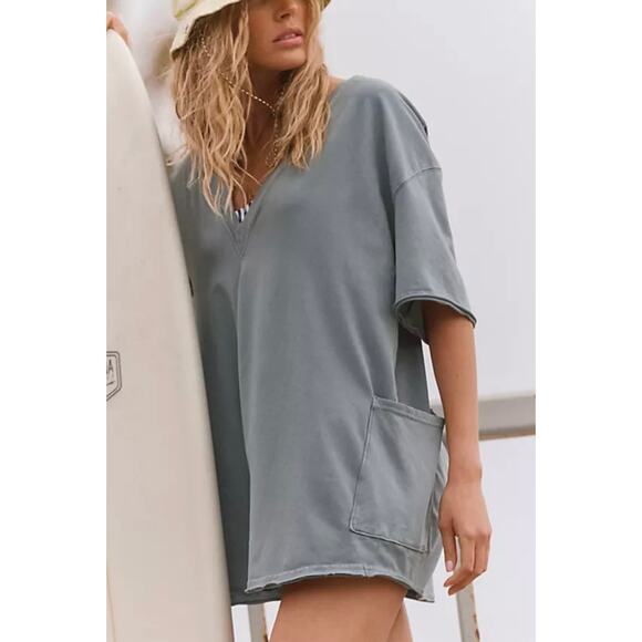 NWT Free People Hot Shot Tshirt Romper XS - Picture 2 of 6